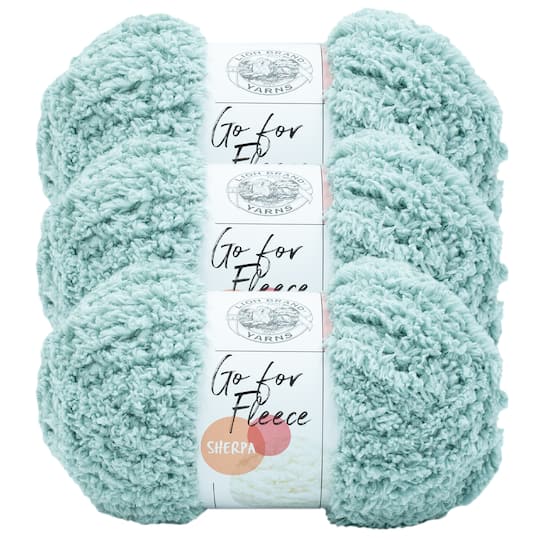 3 Pack Lion Brand® Go For Fleece Sherpa Yarn
